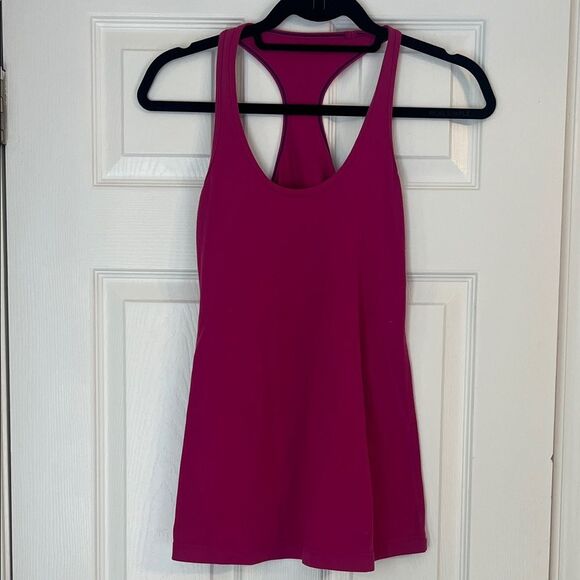 Lululemon Women's Pink Racerback Tank Top - Picture 1 of 3